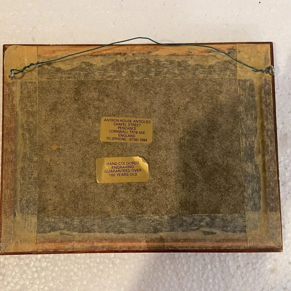 Hand Coloured Engraving England